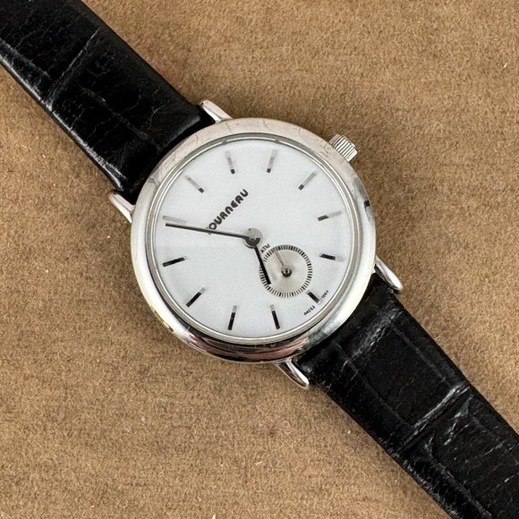 Vintage Tourneau Watch Swiss Made Sapphire Crystal All Stainless Steel Case - Picture 2 of 10